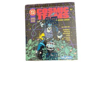 DC Cosmic Teams Trading Cards Box SkyBox Factory Sealed 36 Packs 8 Cards Per Pac